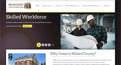 Desktop Screenshot of millardcounty-ecdev.com